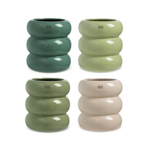 VASO JADE D. 16 H 18 - MIXED GREEN